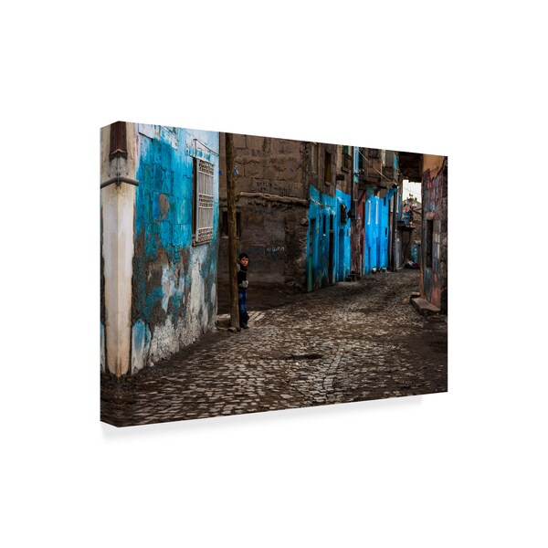 Ramiz Sahin 'My Street' Canvas Art,30x47